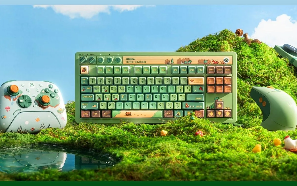8BitDo combina Xbox, cogumelos e animais aquáticos em novos periféricos