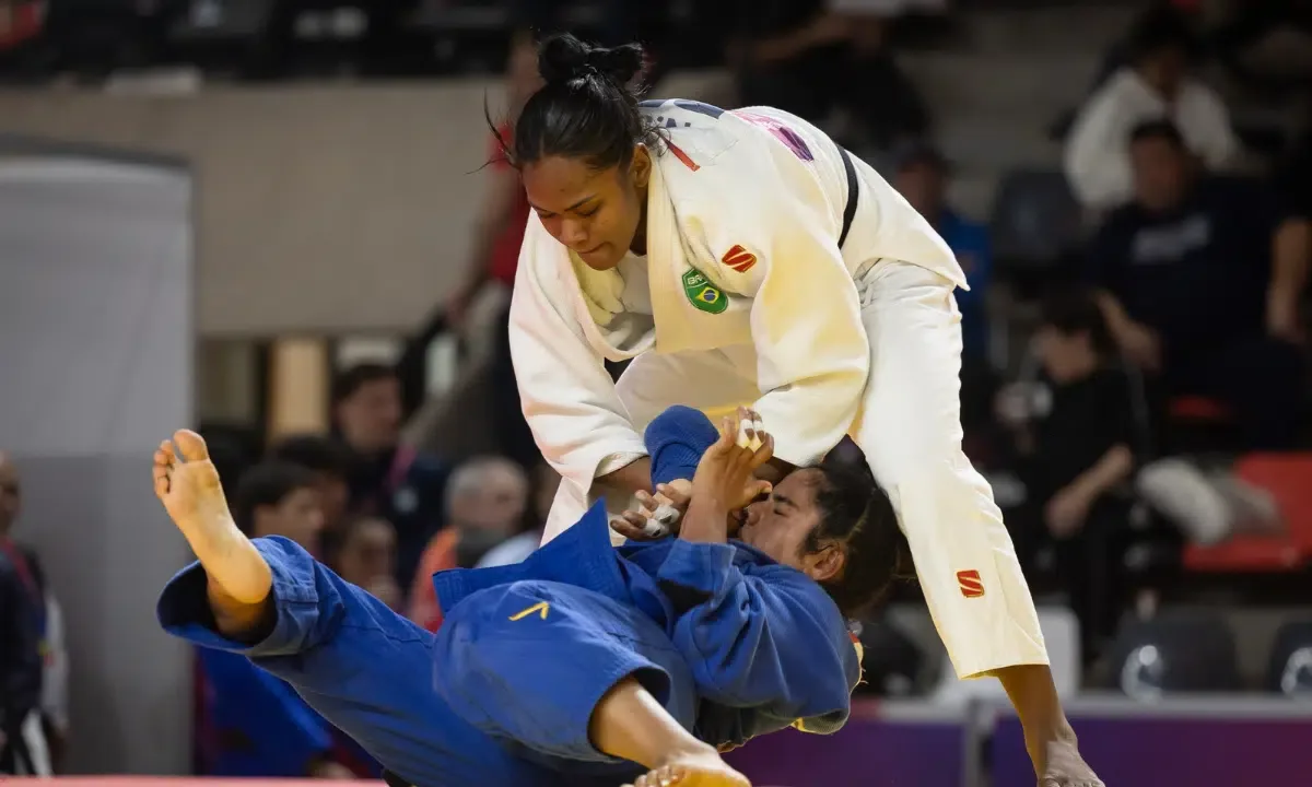 Brasil leva ouro por equipes mistas no judô dos Jogos Sul-Americanos