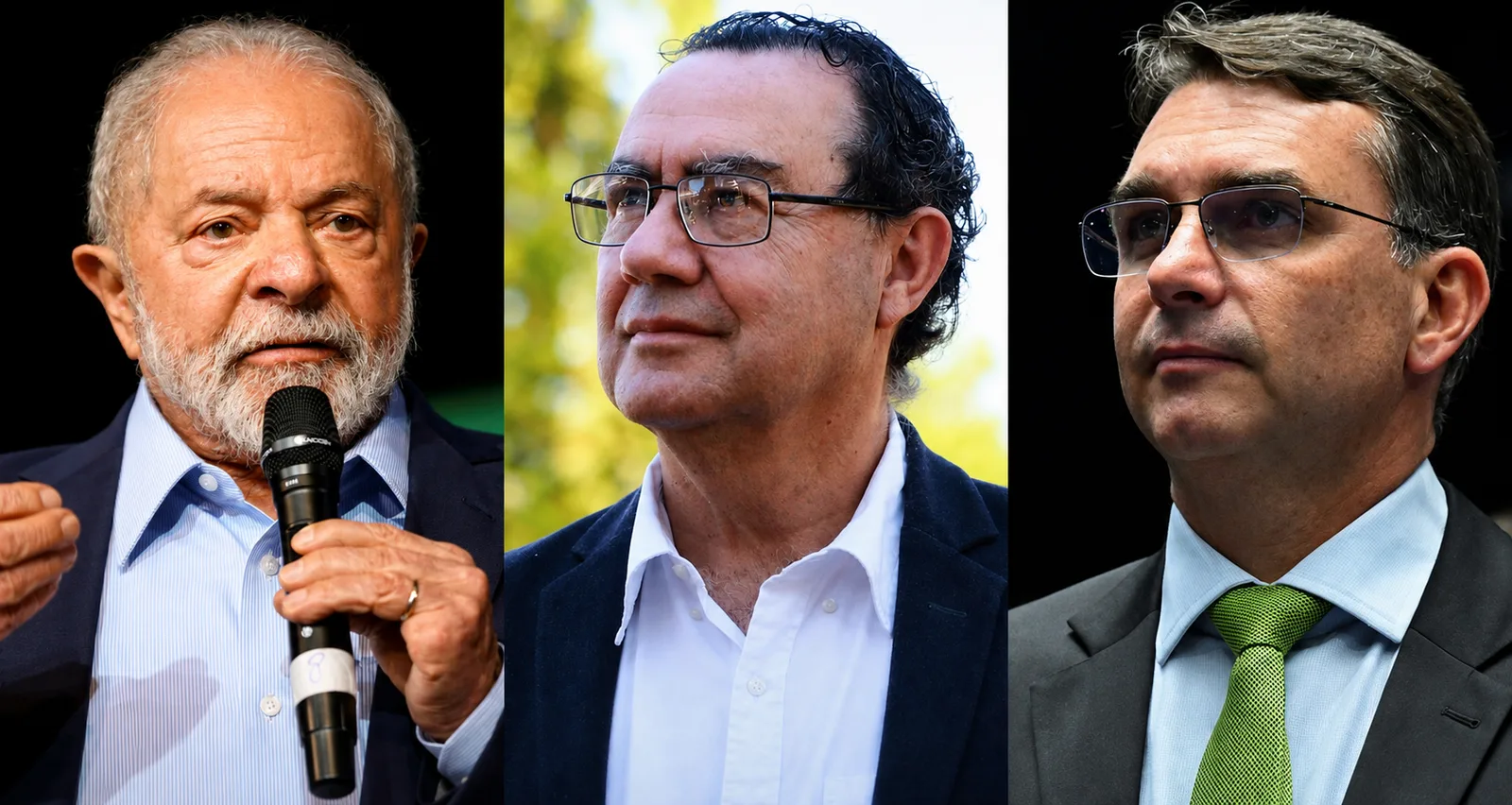 Pesquisa aponta empate entre Lula e Flávio Bolsonaro no primeiro turno