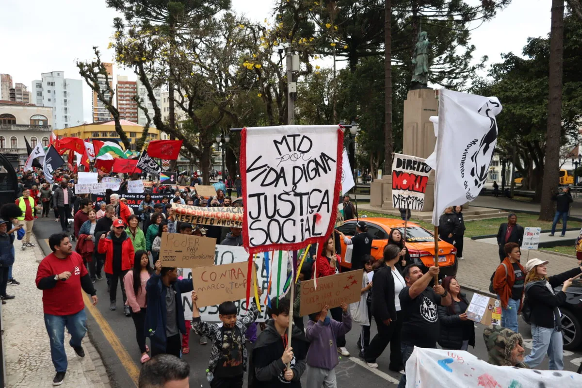 Grito dos Excluídos terá marcha e reivindicações em Curitiba na segunda
