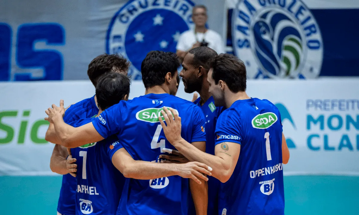 Cruzeiro supera JF Vôlei e lidera o Campeonato Mineiro