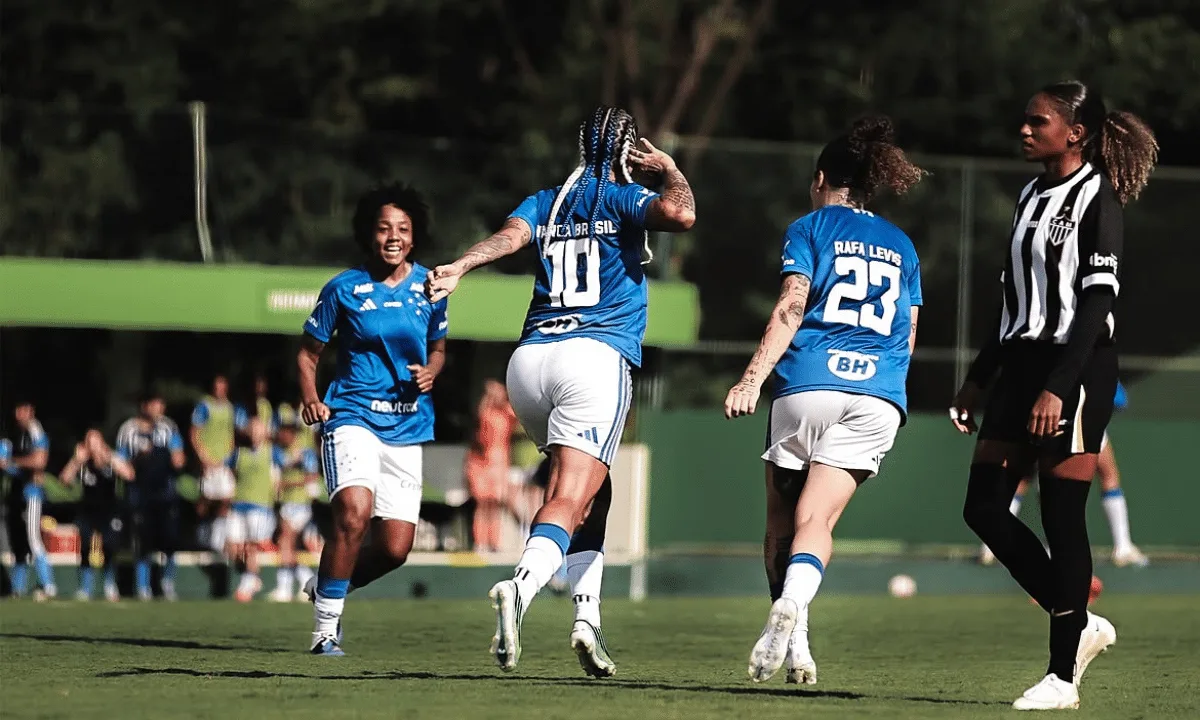 Cruzeiro vence Atlético por 4 a 3 e mantém domínio no Mineiro feminino