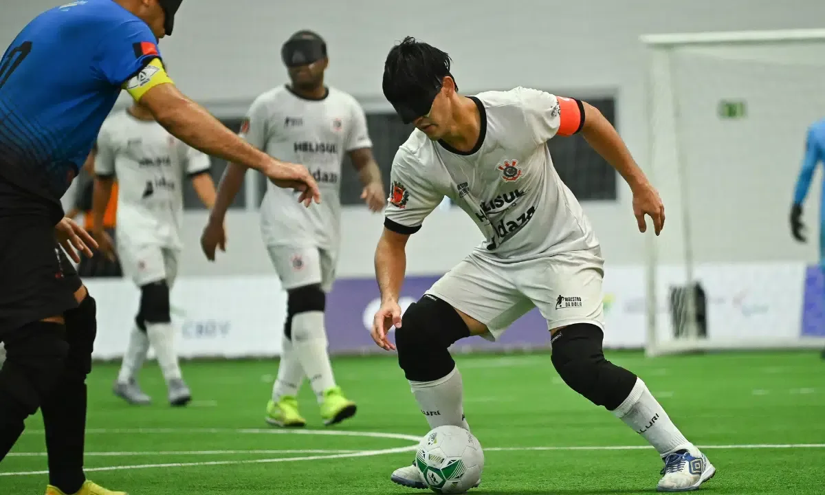 Corinthians bate APACE e fica na ponta da Liga de futebol de cegos
