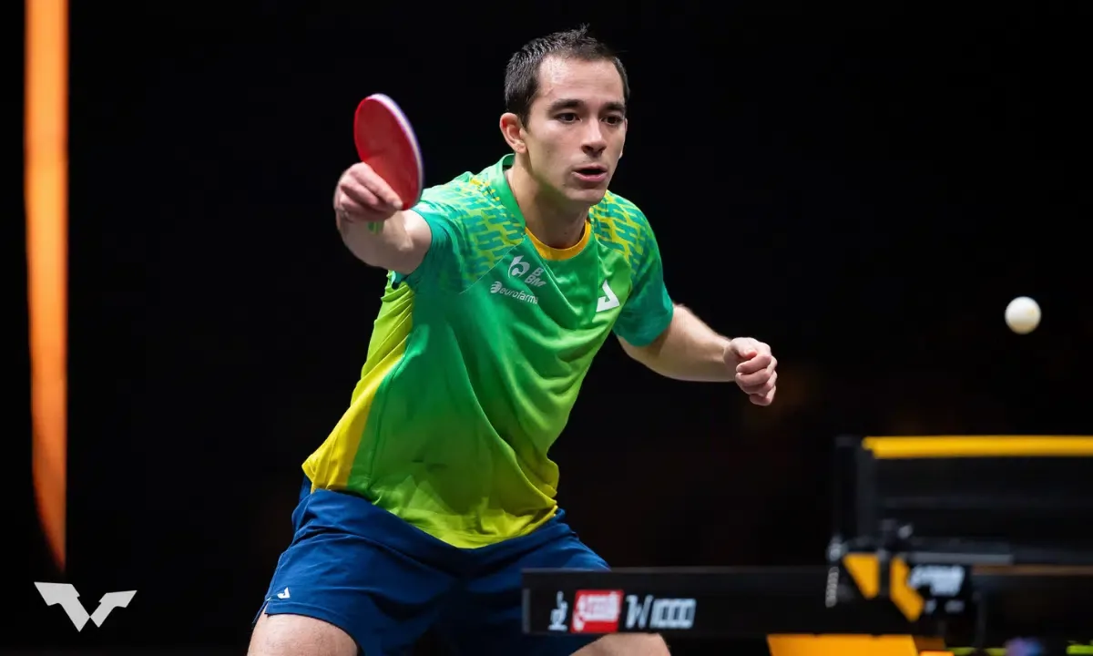 Calderano vence alemão por 3 a 0 e encara Félix Lebrun nas quartas