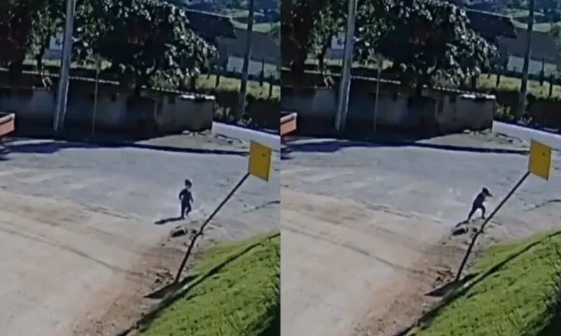 Bebê sai de creche em reforma e chega sozinho ao trabalho da mãe em SC