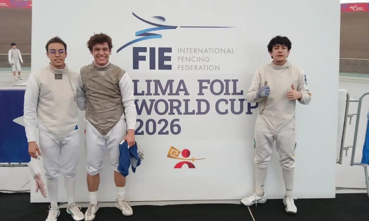 Luiz Foschini termina em sexto na Copa do Mundo Juvenil de Florete