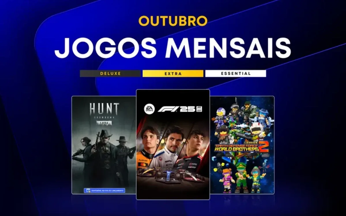 Sony anuncia jogos da PS Plus para outubro de 2026