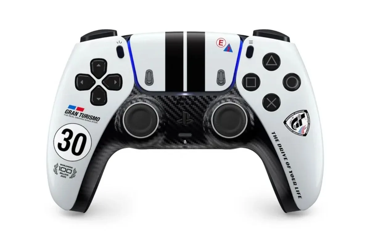 Sony anuncia DualSense limitado para os 30 anos de Gran Turismo