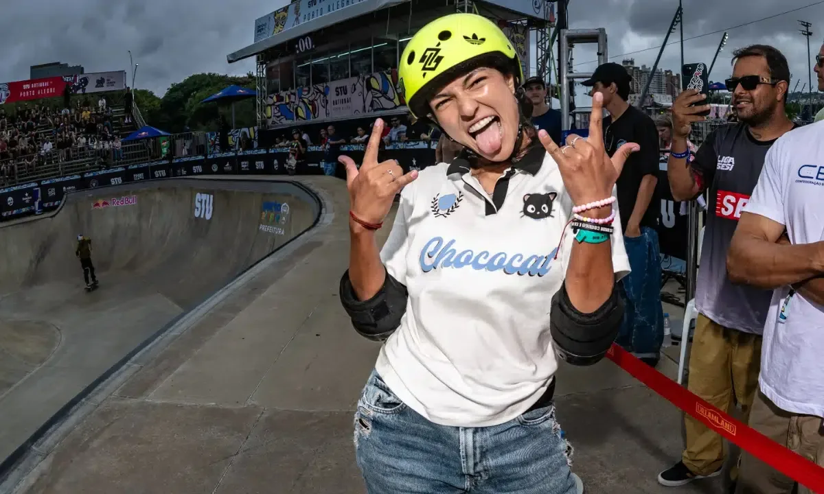 Raicca Ventura termina Mundial de Skate Park em sétimo lugar