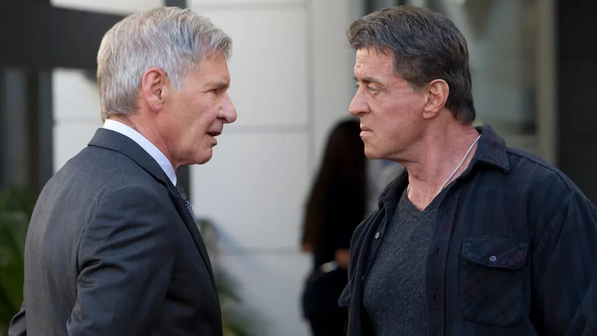 Stallone e Harrison Ford dividem recorde de seis décadas nas bilheterias