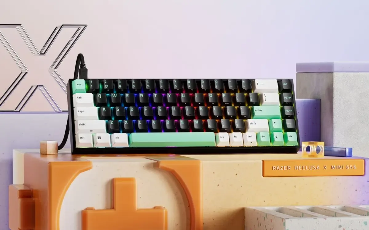 Teclado Reclusa X Mini chega com troca de switches e conexão USB-C