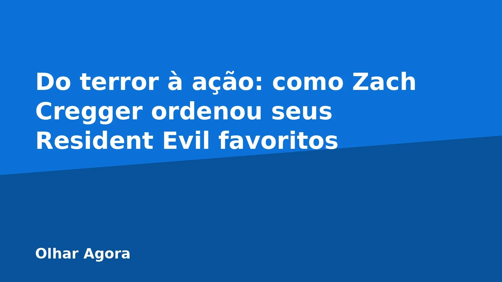 Do terror à ação: como Zach Cregger ordenou seus Resident Evil favoritos