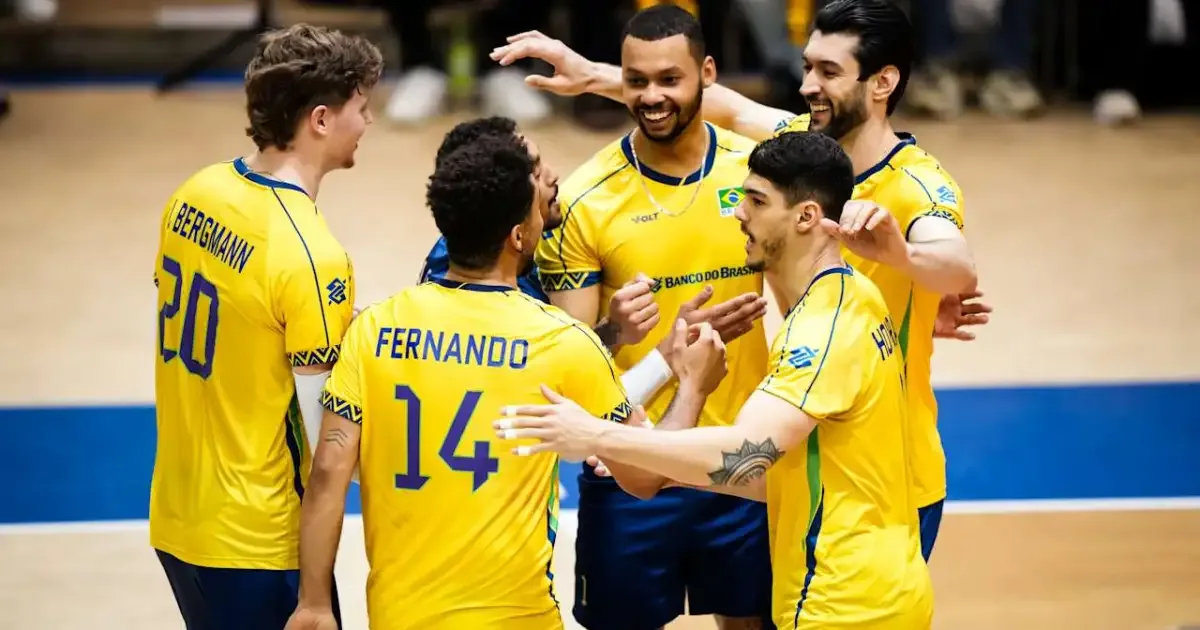 Brasil vence a Colômbia por 3 a 0 no Sul-Americano de vôlei