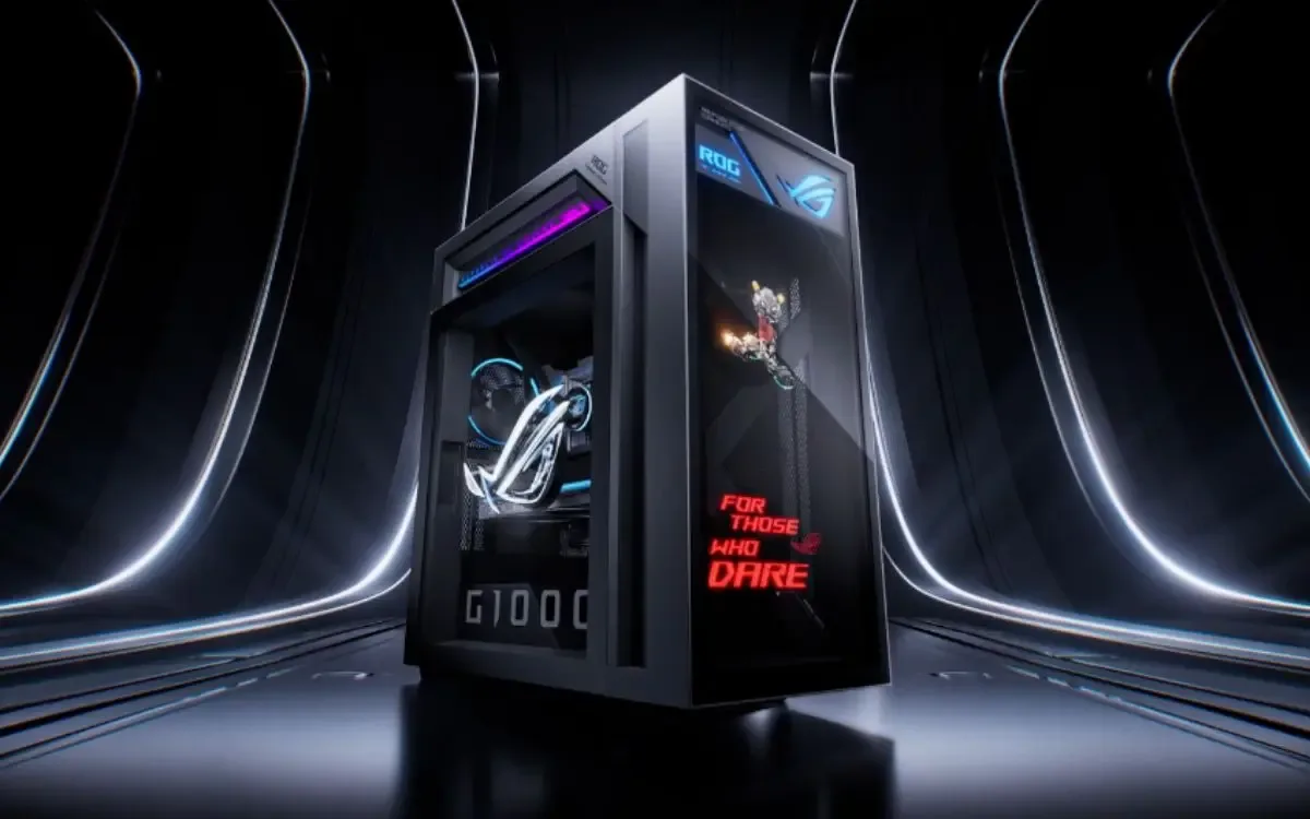 ASUS lança PC ROG G1000 com RTX 5080 e sistema de resfriamento dedicado
