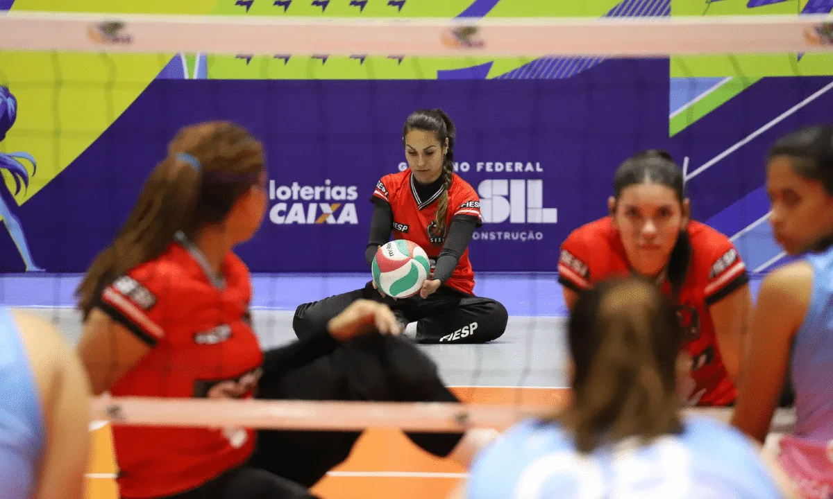 SESI-SP chega à semifinal do Brasileiro de Vôlei Sentado sem perder sets