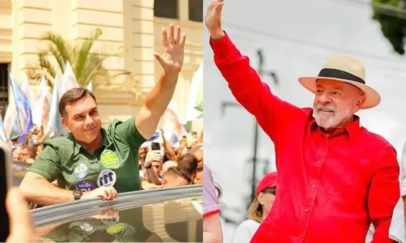 Lula defende programas sociais, e Flávio Bolsonaro promete foco em economia e inclusão