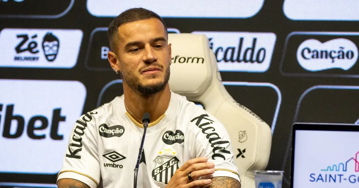 Coutinho chega ao Santos com contrato até 2026 e influência de Neymar