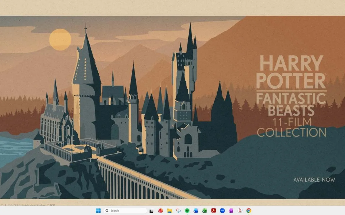 Bing Wallpaper transforma imagem do dia em anúncio de filmes no Windows 11